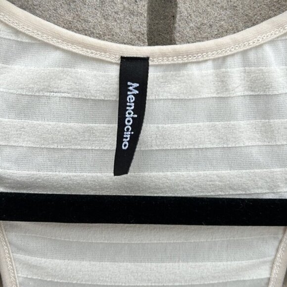 Mendocino Ruffle Tiered Racerback Mini Dress Sz L - Picture 6 of 8